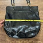 Michael Kors  black gold shoulder bag purse tote Photo 8