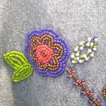 Petite Sophisticate FINAL MARKDOWN Ladies'  Beaded Denim Shirt (S) Photo 3