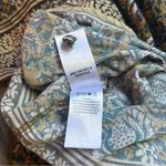 Faherty Naomi Top in Fairfield Border Print Size Medium Brown Photo 8