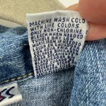 Bill Blass Y2K VINTAGE LARGE Bill Bass Blue Denim Pink Floral Embroidered Vest Jean Jacket Photo 9