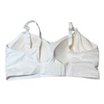Auden Nursing Lightly Lined Seamless Bra Womens Medium White Adjustable Straps Photo 1