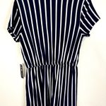 Justify 🆕  Navy Blue & White Stripe Romper Photo 7