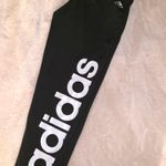 Adidas 3/4 Athletic Leggings Black Size M Photo 0