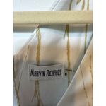 Marvin Richards  Women's Size 6 White Blue Sleeveless Mini Dress Pockets Photo 5