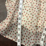 Everly  Womens Small 3/4 Sleeve Dress Peach Print Cute Kidcore‎ Boutique Photo 12