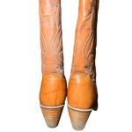 Capezio  Womens Brown Leather Heeled Western Cowboy Boots Size 8 M Vintage USA Photo 5
