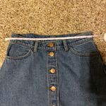 Monki ❤️  button fly denim jean skirt 💚 Photo 3