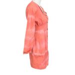 Vintage 70’s does 40’s DIY Peach TieDye Wiggle Dress S Pink Photo 1