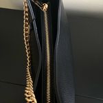 Laundry by Shelli Segal Black Shoulder Bag with Gold Chain Photo 6