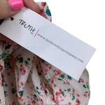 Truth Floral Baby Doll Tiered White/Pink Tank Top White Size 1X Photo 4