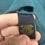 Lee  Women’s XL Teal Long Sleeve Henley Shirt Button Front Photo 7