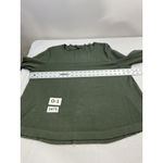 Cable & Gauge Womans  Woman 2X Green Pullover Long Sleeve Crew Neck Sweater Photo 5