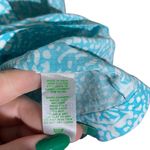 Lilly Pulitzer Sarasota Beaded Tunic Shorely Blue Ice Cake Small 100% Cotton Photo 6