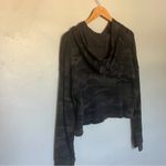 Fall Creek Falls State Park Camoflage Cropped Hoodie Sweatshirt Black Large Gray Photo 8