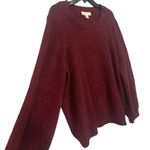 Michael Kors Michael  Dark Ruby Sweater Top Photo 1