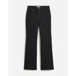 Madewell  Curvy Kick Out Crop Jeans Black Rinse Wash Mid Rise‎ Womens Size 24 NWT Photo 15