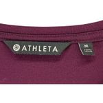 Athleta  Cloudlight Relaxed Top M Maroon Purple High Low Comfort Soft Athleisure Photo 8