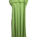 Jonathan Simkhai NEW NWT Sevilla Crochet Ring Midi Dress Lime Green Photo 7