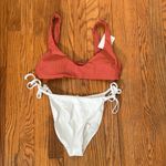 ANDIE  Bikini Set Delray Top String Bottom Ribbed size M NWT Swimsuit Photo 1