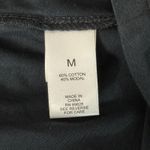 Logo by Lori Goldstein Dress Blue Midi Womens Medium Short Sleeve Tiered Casual‎ Photo 6