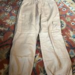 Ci Sono Tan Linen Cargo Pants Photo 0