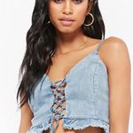 Forever 21 Denim Crop Top Photo 0