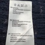 Varley  Albion Knit Dalmatian Sweater Navy Blue Ribbed Pullover Size M Photo 9