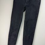 Free People Riley Seamed Skinny Jeans Sz 24 Black Wash Stretch Photo 6