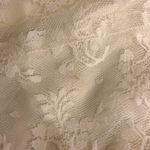 Scott McClintock Vintage lace ivory wedding dress organza silk crochet detail, S Photo 13