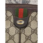 Gucci  GG Supreme Monogram Sherry Line Shoulder bag Crossbody in Beige and Brown Photo 3