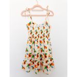 Forever 21  Womens Dress Size S Fruit Print Sundress‎ Cottage Summer Babydoll Photo 4