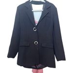 Beulah  Cut Out Back Blazer with Pink Bow cocktail dress size L NWT Photo 2