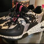 Madden Girl  Akima Snake Skin Print Sneakers | Athletic Shoes Photo 3