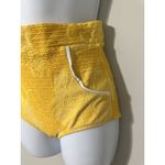 Seea High Waist Surf Bottoms Yellow Textured Floral NWOT Size M Size M Photo 2