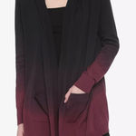 Hot Topic  Black & Red Coffin & Roses Hooded Open Front
Cardigan size XL Photo 0