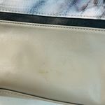 Vera Wang Simply Vera  Grey Blue Tie Dye Marbled Tote Bag 12” x 15” Photo 9