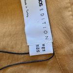 ASOS - NWT Oversized Boho Floaty Button-Down Shirt in Golden Mustard Sz 14 Photo 6