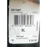 Adidas Women's Active Pants Black Pink Striped Workout Yoga Bottoms XL Photo 5