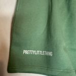 Pretty Little Thing NWT  Plus Sage Green Pocket Sweat Shorts US Size 20 Photo 7