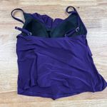 Aqua Green Women's Purple Ruffle Tiered Tankini Swim Suit - Size Small - NWT Photo 6