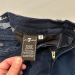 7 For All Mankind Women's Crop Flare Jeans Size 27 Dark Blue Denim Photo 9