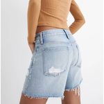 Madewell  Relaxed Mid Length Denim Shorts Women’s Size 24 Steenwick Wash Ripped Photo 1