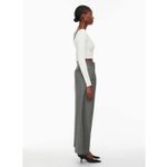 Aritzia ✨Babaton Sculpt Knit Scoopneck White Longsleeve Sz Small Top✨ Photo 2