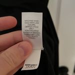 J.Jill Wearever black brown midi dress size medium neutral lagenlook minimalist Photo 7