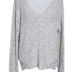 If It Were Me  Waffle Knit Oatmeal Sweater with Speckled Fabric Size XS Photo 0