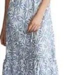 Polo Ralph Lauren Kai floral 100% linen dress blue & white size 14 Photo 0