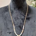 Women's Personalized Pearl Name Initial Pendant Letter G Necklace Gold Photo 0