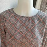 Dalia Womens Plaid Long Sleeve Blouse Size M Black/White/Red Red Size M Photo 1