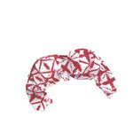 Raisin's NWT Dharma Red & White Tie-dye Ruffle Bikini Top Photo 1