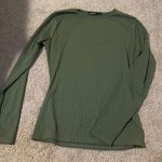 Boohoo Olive Green Long Sleeve Top Photo 0